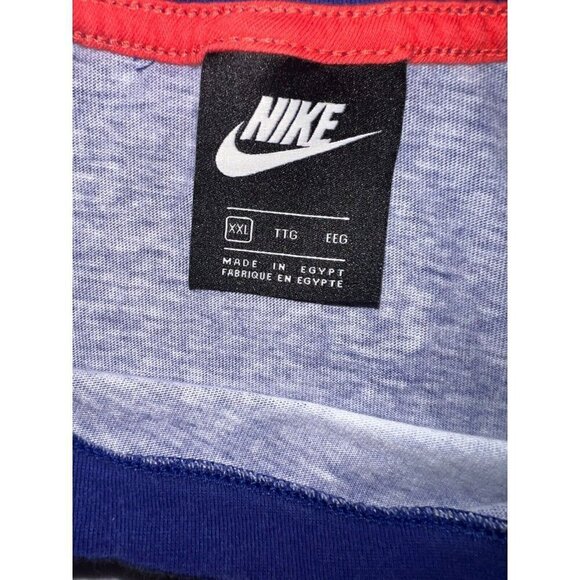 Nike Vintage T-Shirt XXL Mens Egypt Striped - Picture 6 of 7